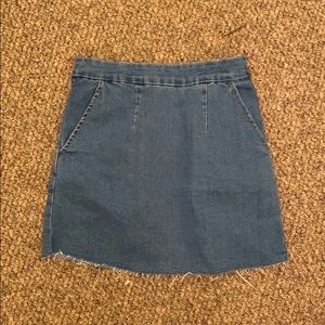 forever 21 jean skirt